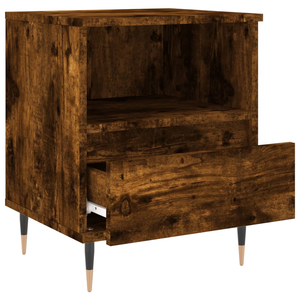 Bedside Cabinet 40x35x50 cm Engineered Wood Smoked oak