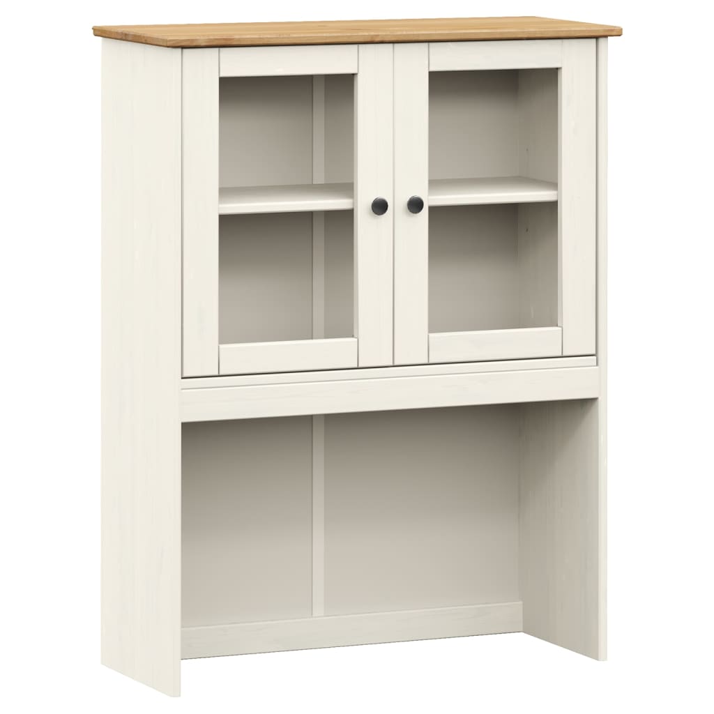 vidaXL Highboard "VIGO" White 80x40x176 cm Solid Wood Pine 5