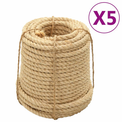 Sisal Ropes 100 m 5 pcs 16 mm