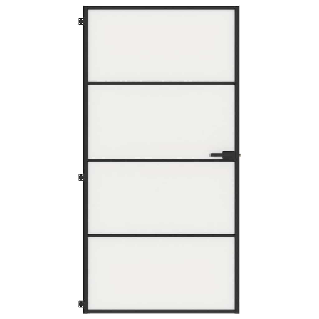 vidaXL Interior Door Slim Black 102.5x201.5 cm 3