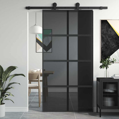 vidaXL Sliding Door ESG Glass and Aluminium 102.5x205 cm
