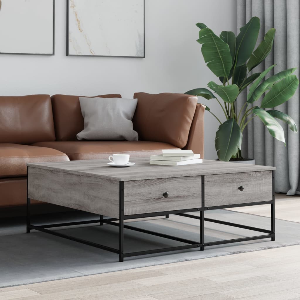 Coffee Table Engineered Wood Grey sonoma