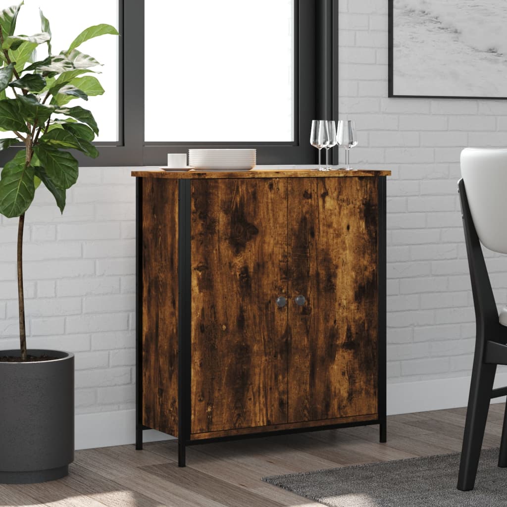 Sideboard 70x30x80 cm Engineered Wood Smoked oak
