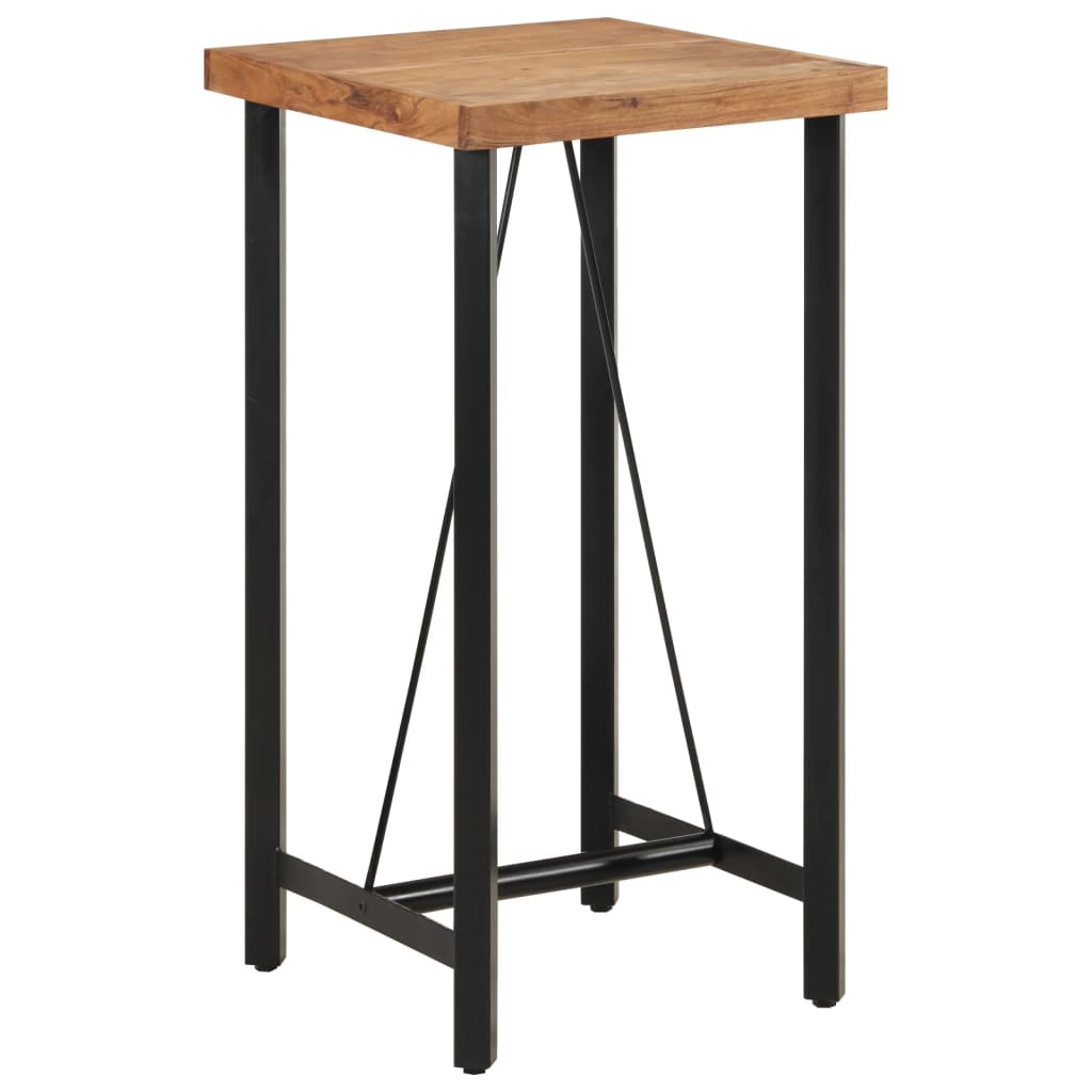 vidaXL Bar Table Solid Acacia Wood