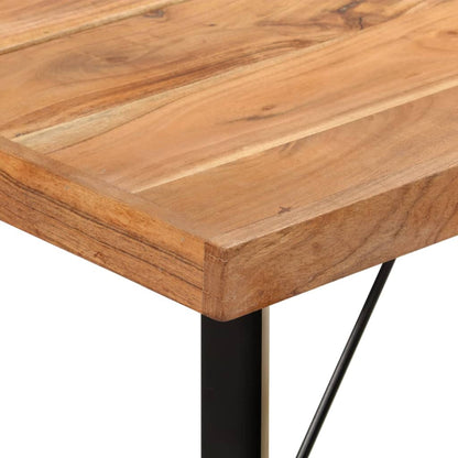 vidaXL Bar Table 150x70x107 cm Solid Wood Acacia and Iron 5
