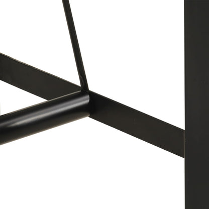 vidaXL Bar Table 150x70x107 cm Solid Wood Acacia and Iron 6