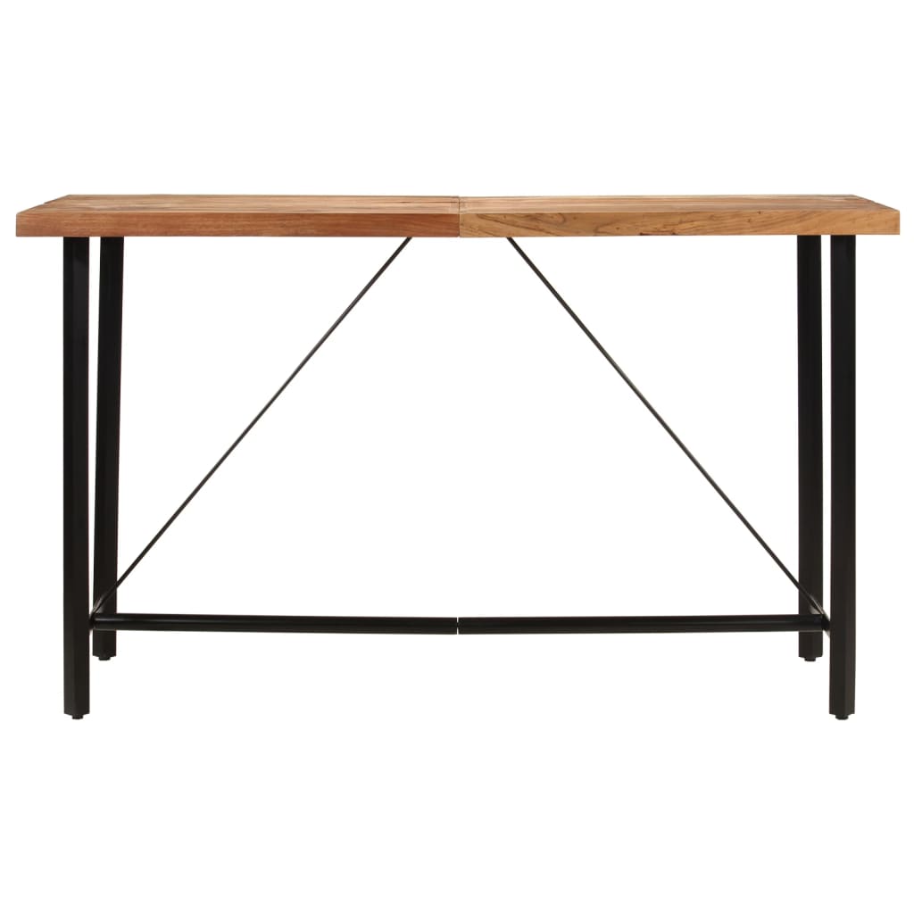 Bar Table 180x70x107 cm Brown Solid acacia wood