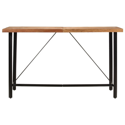 Bar Table 180x70x107 cm Brown Solid acacia wood