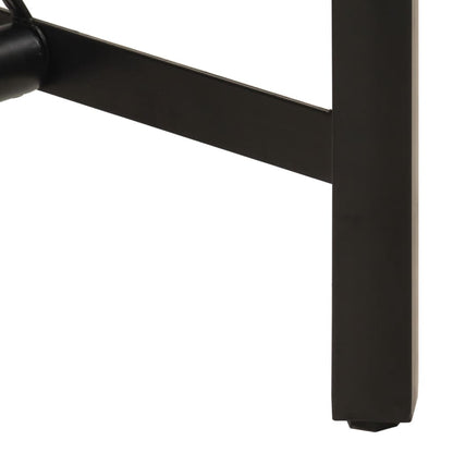 vidaXL Bar Table 180x70x107 cm Solid Wood Acacia and Iron 5