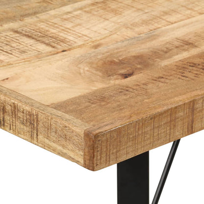 vidaXL Bar Table 110x55x107 cm Solid Wood Mango and Iron 5
