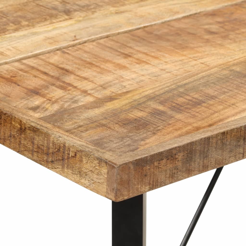 vidaXL Bar Table 180x70x107 cm Solid Wood Mango and Iron 5