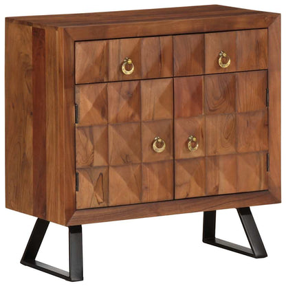 vidaXL Drawer Cabinet Honey Brown 70x35x70 cm Solid Wood Acacia 1