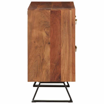 vidaXL Drawer Cabinet Honey Brown 70x35x70 cm Solid Wood Acacia 4