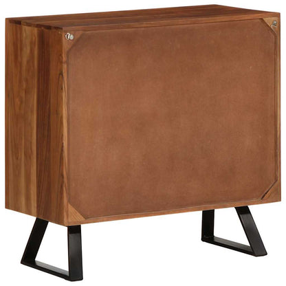 vidaXL Drawer Cabinet Honey Brown 70x35x70 cm Solid Wood Acacia 5
