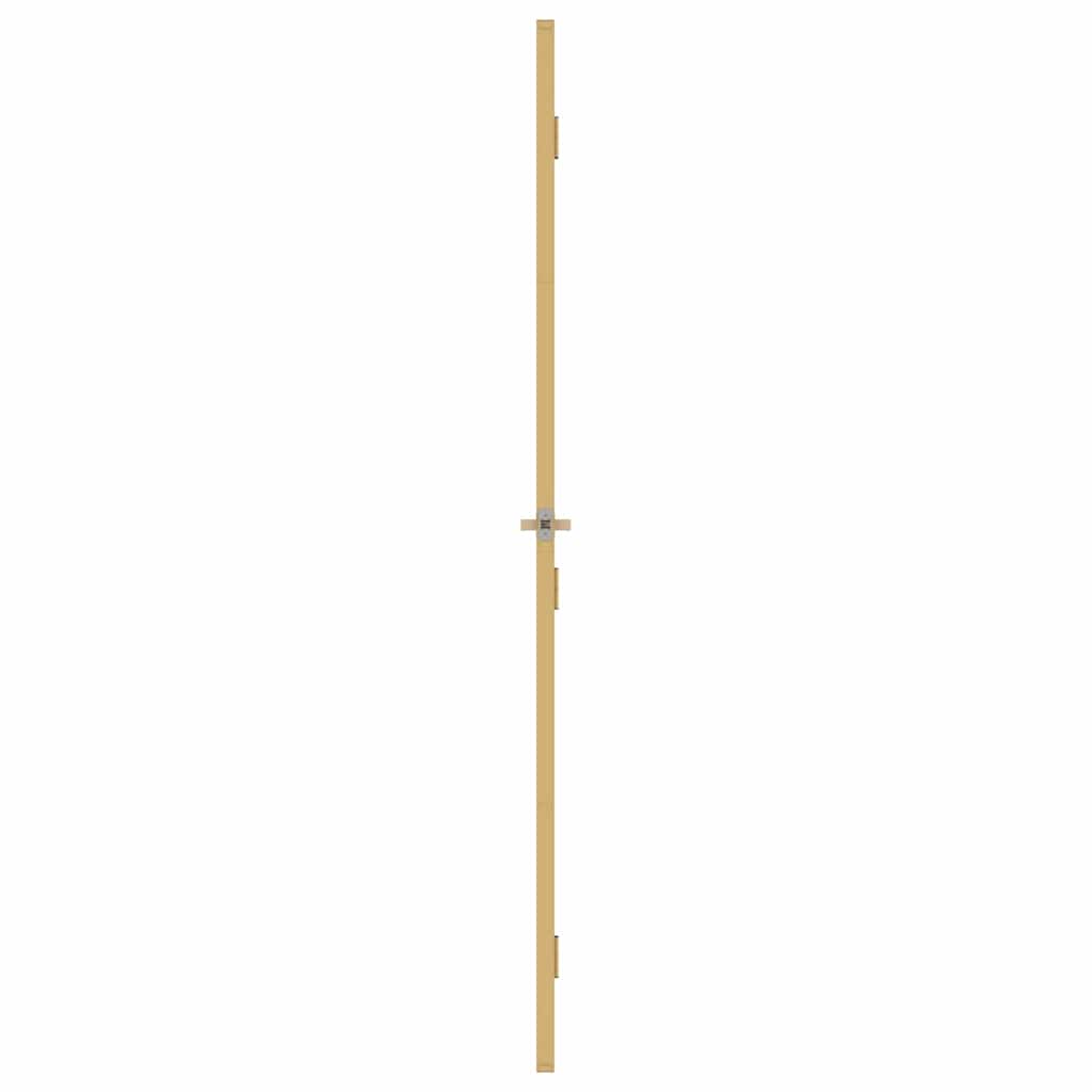vidaXL Interior Door Slim Golden 93x201,5 cm Tempered Glass and Aluminium 5