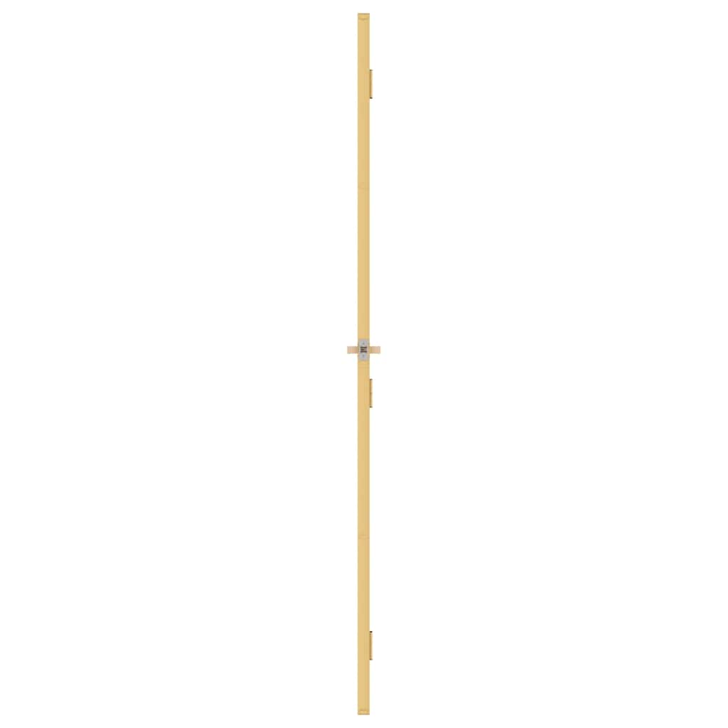 vidaXL Interior Door Slim Golden 93x201,5 cm Tempered Glass and Aluminium 5