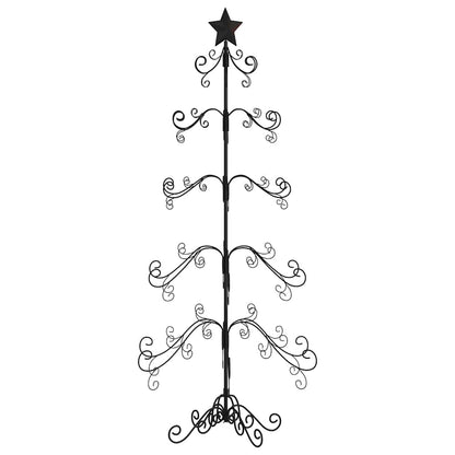 Metal Christmas Tree KUOPIO Steel Black 150 cm