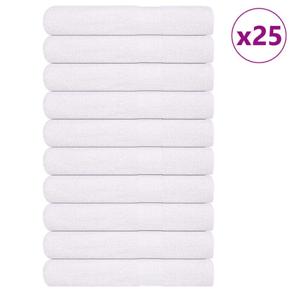 vidaXL Towels "FROGN" 25 pcs White 100x200 cm 360 gsm 2