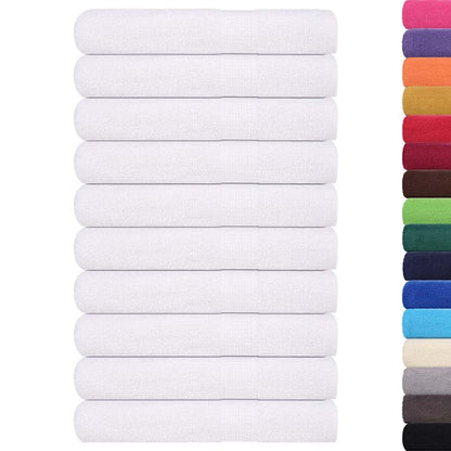 vidaXL Towels "FROGN" 25 pcs White 100x200 cm 360 gsm 3