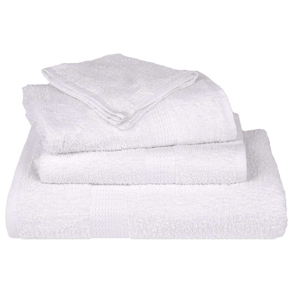 vidaXL Towels "FROGN" 25 pcs White 100x200 cm 360 gsm 4