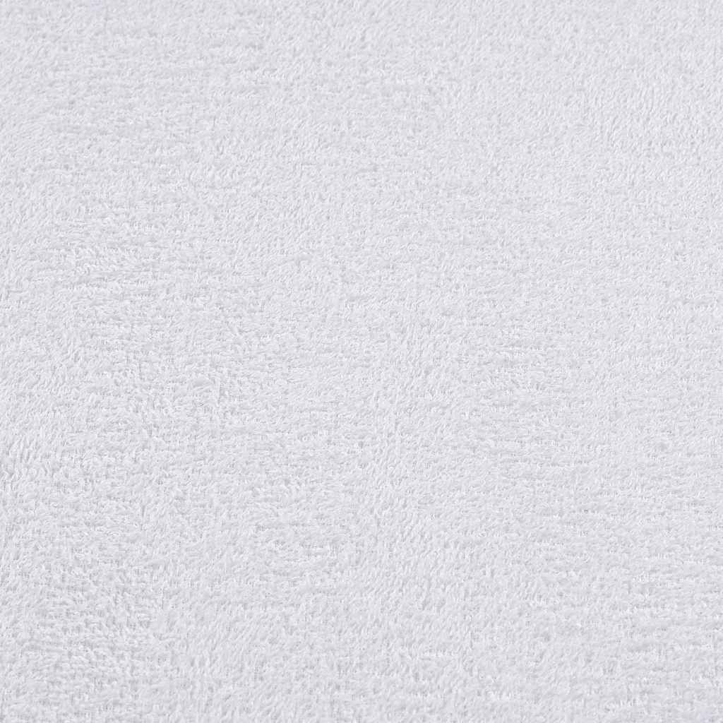 vidaXL Towels "FROGN" 25 pcs White 100x200 cm 360 gsm 5