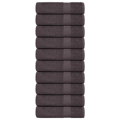 Bath Towels "FROGN" 100x150 cm 360 gsm 10 pcs Anthracite