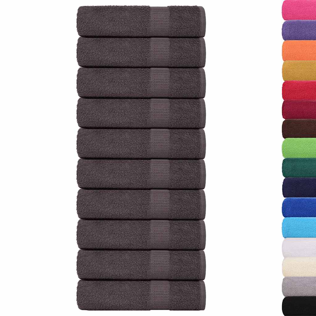 Bath Towels "FROGN" 100x150 cm 360 gsm 10 pcs Anthracite