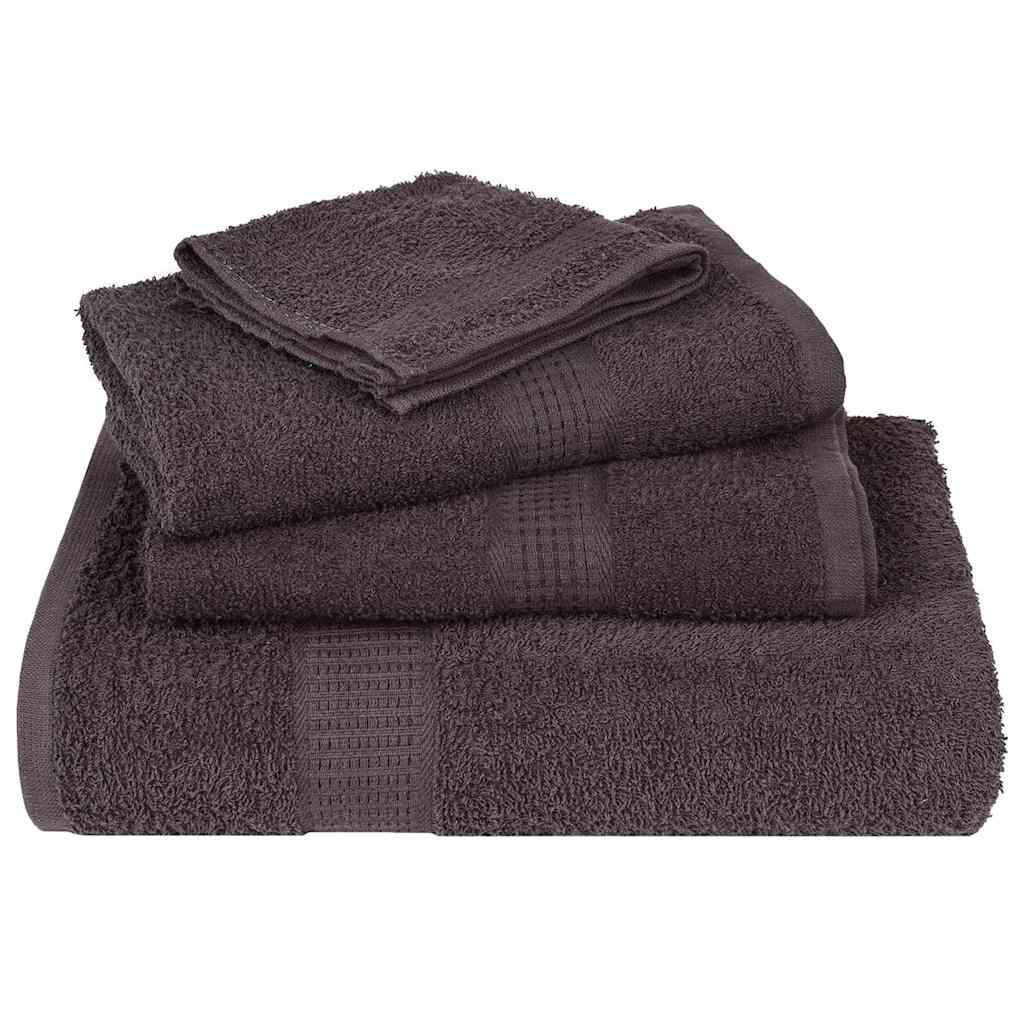 Bath Towels "FROGN" 100x150 cm 360 gsm 10 pcs Anthracite