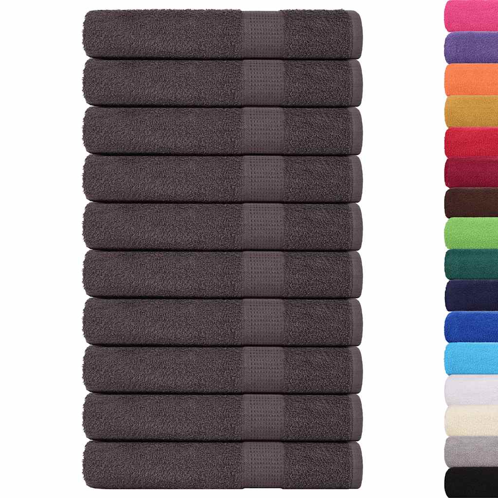 vidaXL Towels "FROGN" 25 pcs Anthracite 100x200 cm 360 gsm 3