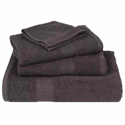 vidaXL Towels "FROGN" 25 pcs Anthracite 100x200 cm 360 gsm 4