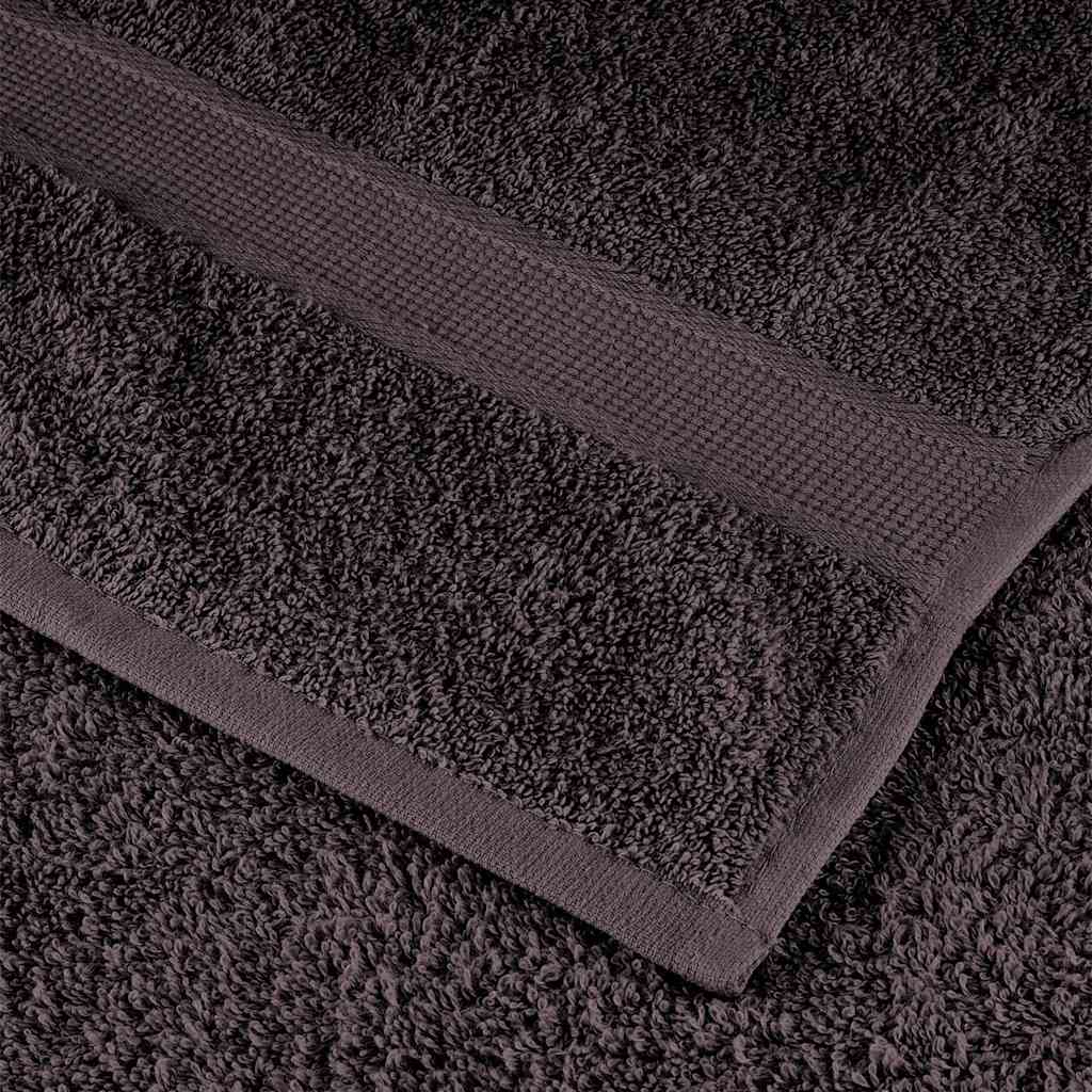 vidaXL Towels "FROGN" 25 pcs Anthracite 100x200 cm 360 gsm 6