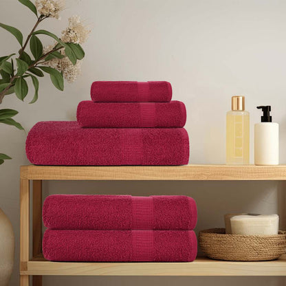 Towels "FROGN" 100x200 cm 360 gsm 10 pcs Bordeaux