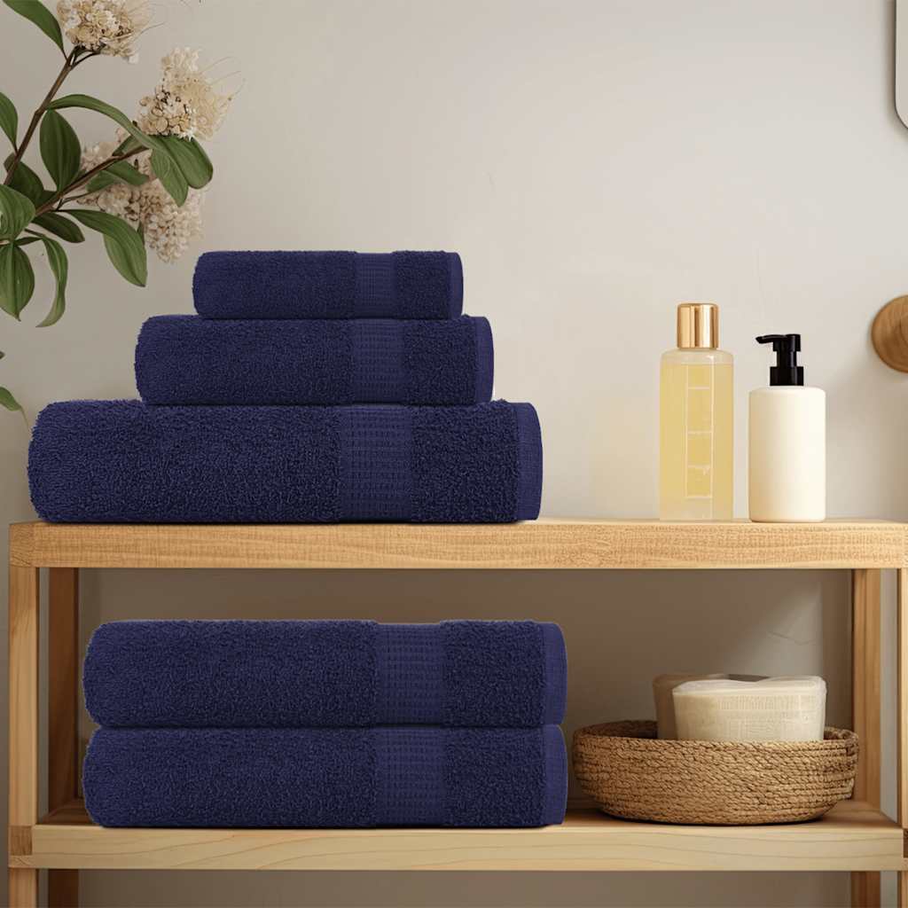 Sauna Towels "FROGN" 80x200 cm 360 gsm 10 pcs Navy blue