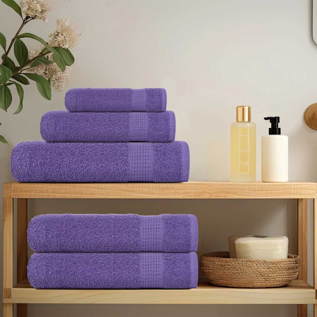 Hand Towels "FROGN" 50x100 cm 360 gsm 10 pcs Purple