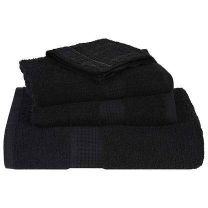 Hand Towels "FROGN" 50x100 cm 360 gsm 10 pcs Black