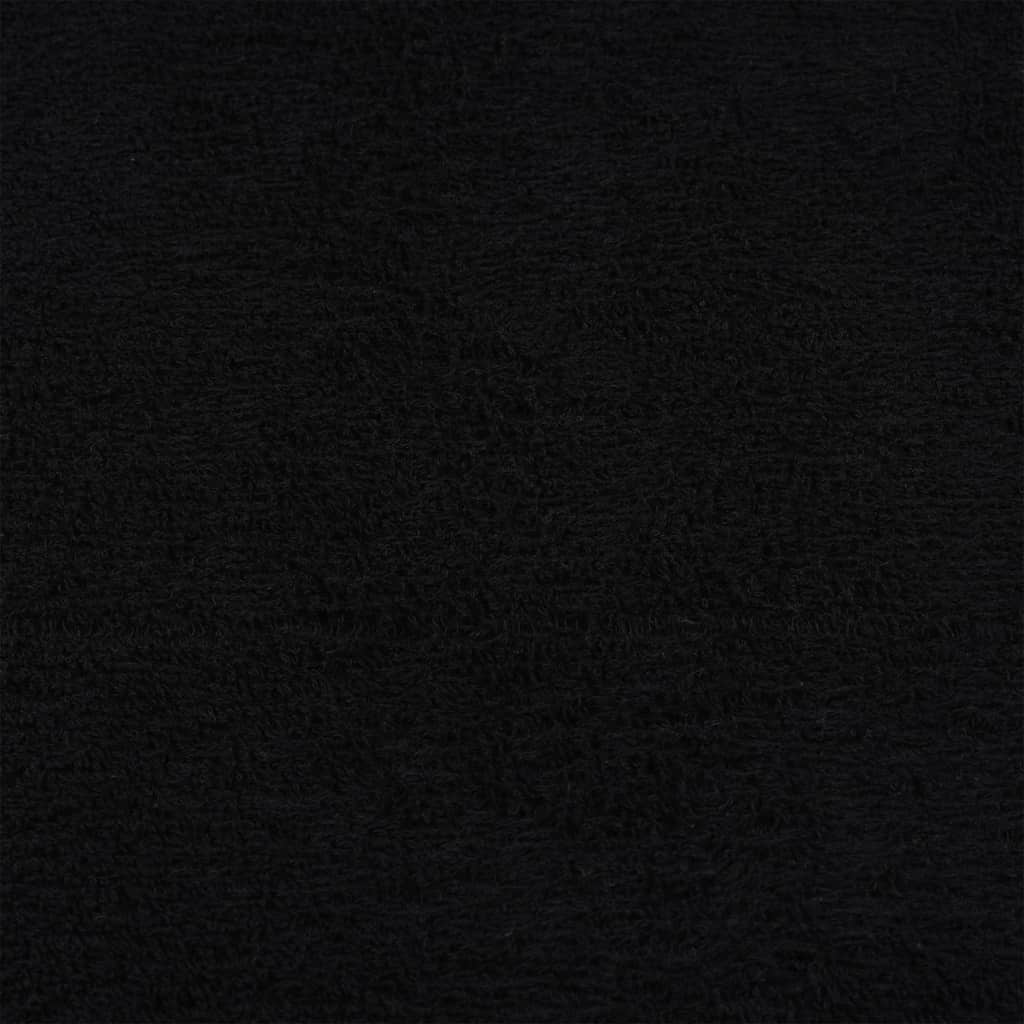 Hand Towels "FROGN" 50x100 cm 360 gsm 10 pcs Black