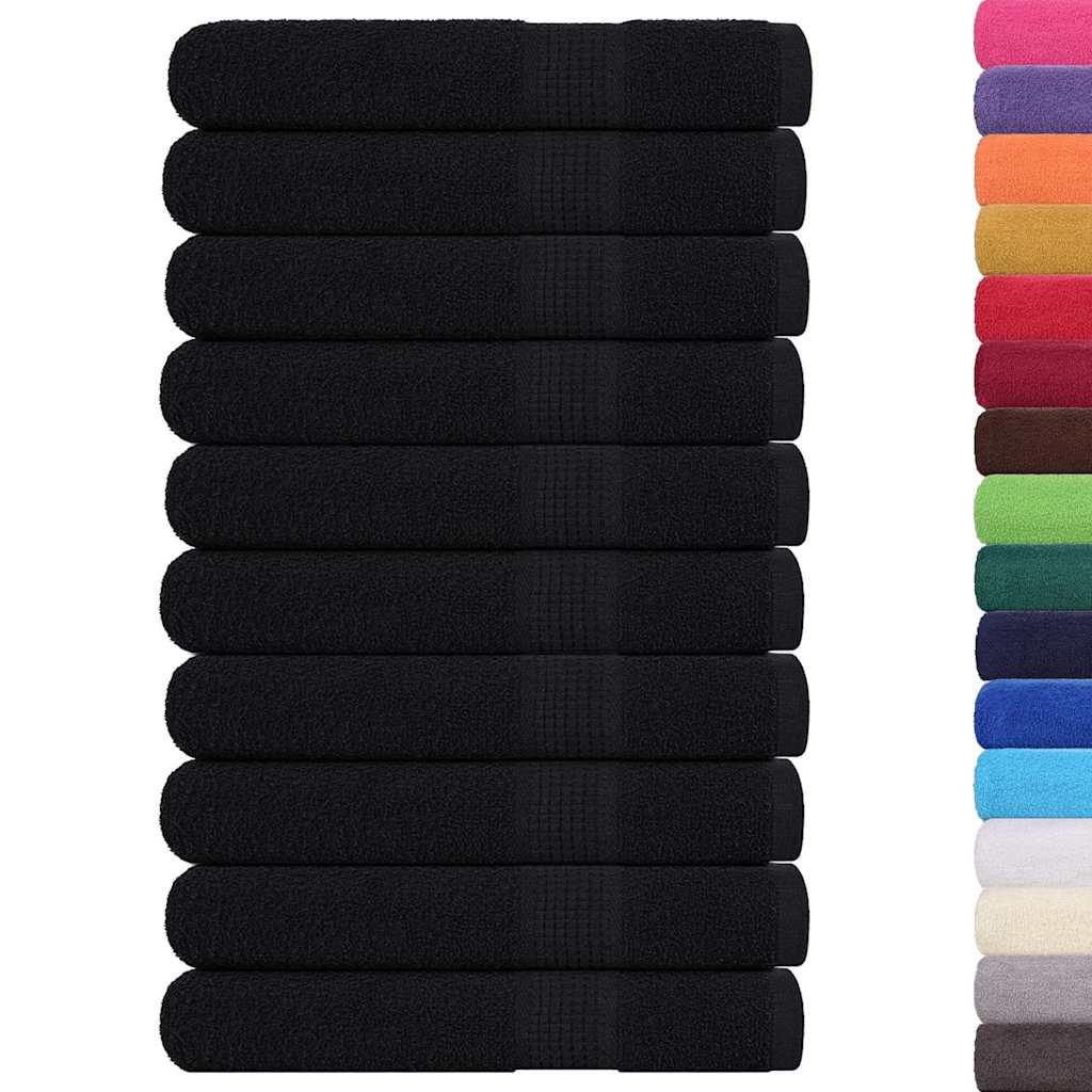 Sauna Towels "FROGN" 80x200 cm 360 gsm 10 pcs Black