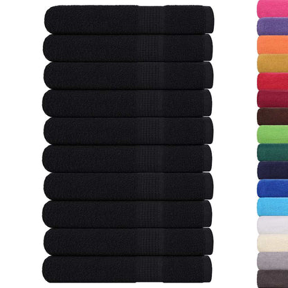 Sauna Towels "FROGN" 80x200 cm 360 gsm 10 pcs Black