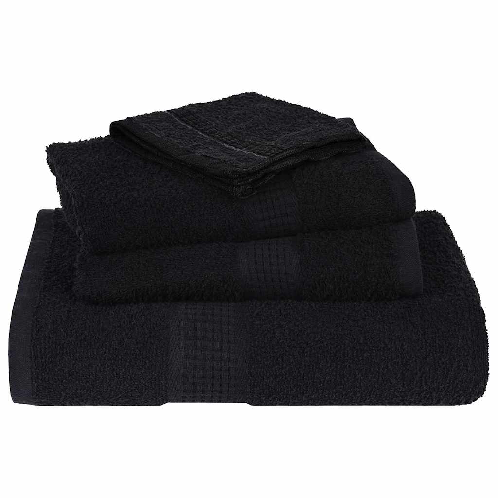 Sauna Towels "FROGN" 80x200 cm 360 gsm 10 pcs Black