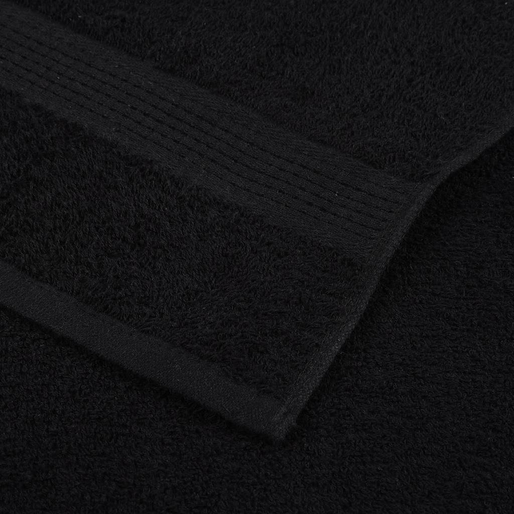 Sauna Towels "FROGN" 80x200 cm 360 gsm 10 pcs Black