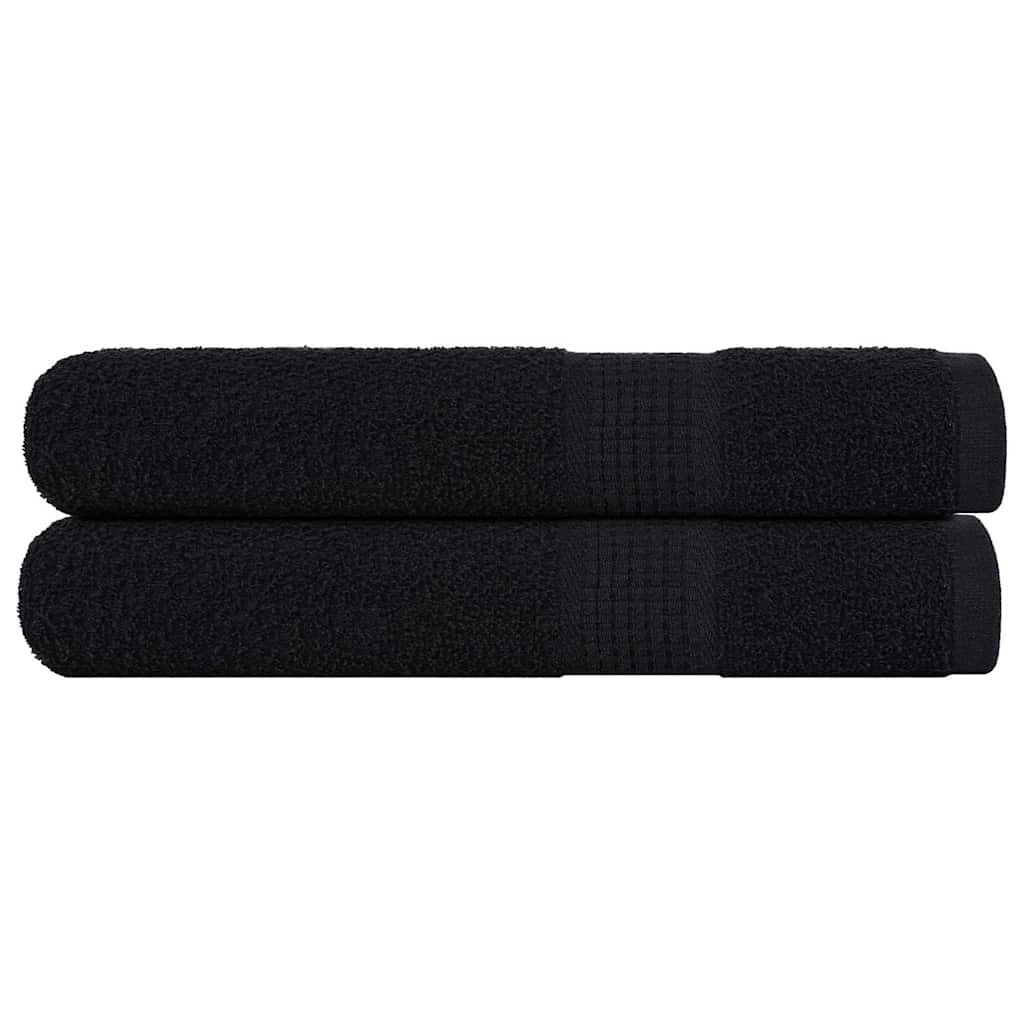 Towels "FROGN" 100x200 cm 360 gsm 2 pcs Black
