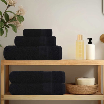 Towels "FROGN" 100x200 cm 360 gsm 2 pcs Black