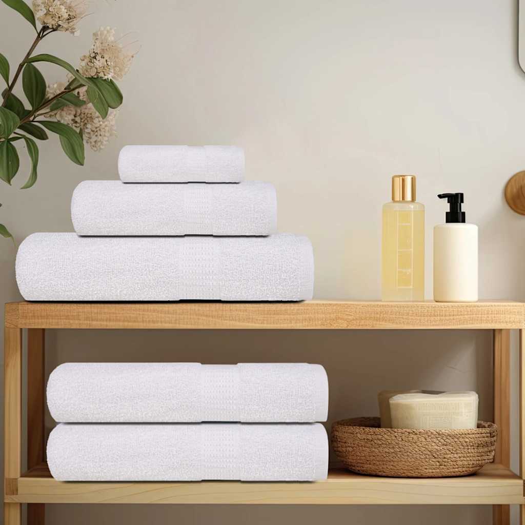 12 Piece Towel Set "FROGN" 360 gsm White