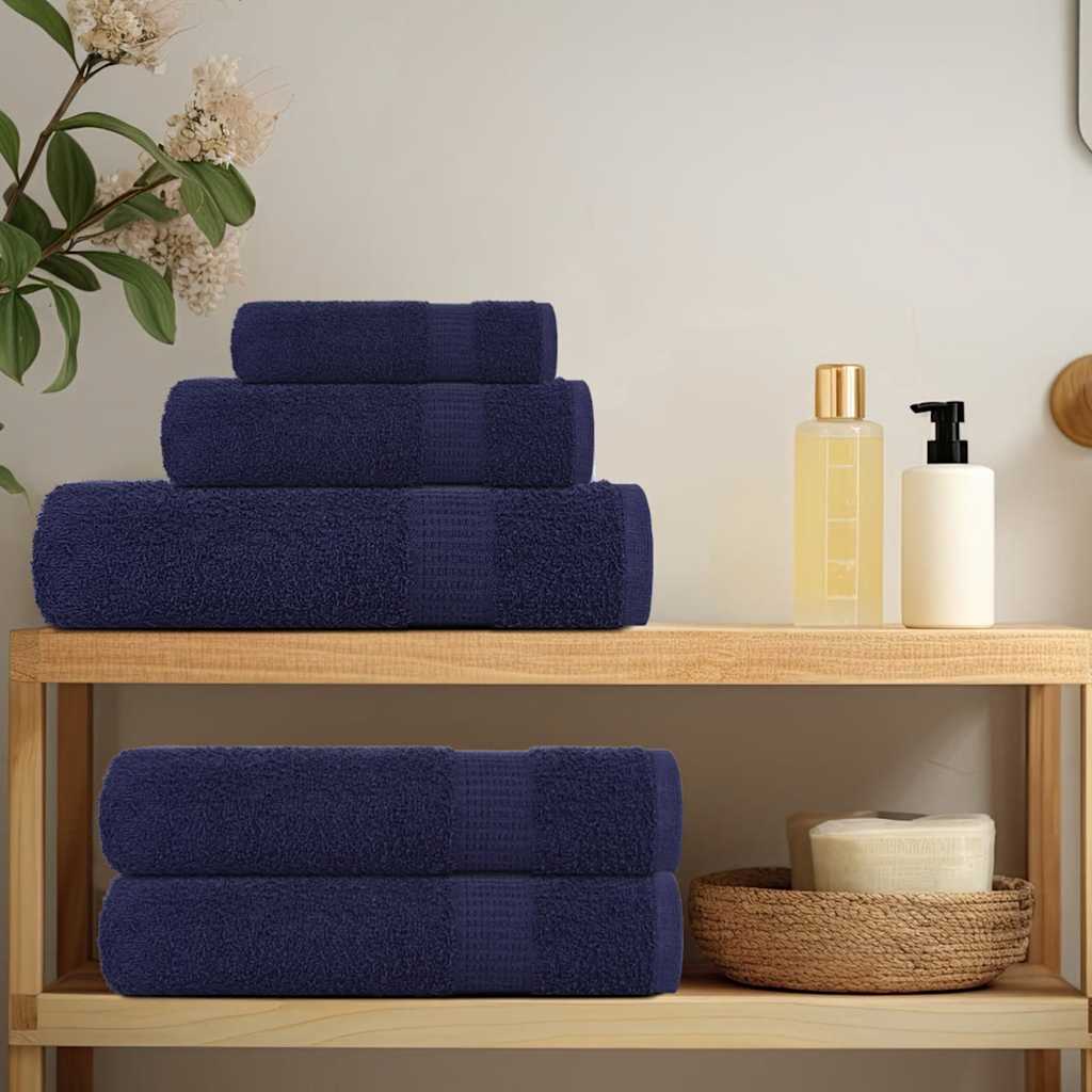 12 Piece Towel Set "FROGN" 360 gsm Navy blue