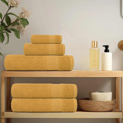 12 Piece Towel Set "FROGN" 360 gsm Gold
