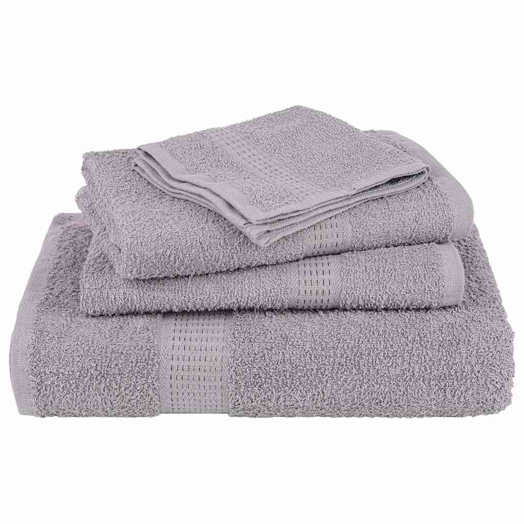 12 Piece Towel Set "FROGN" 360 gsm Grey