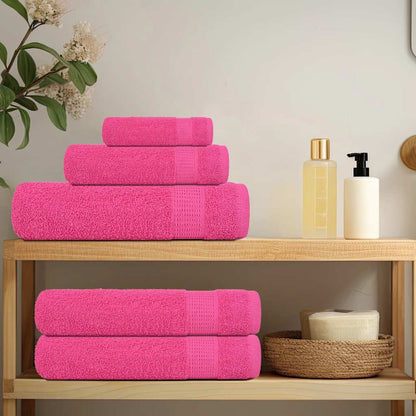 12 Piece Towel Set "FROGN" 360 gsm Pink