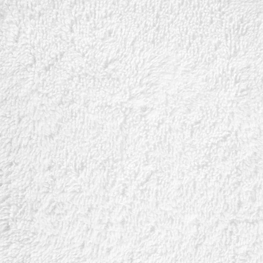 vidaXL Premium Hand Towels "SOLUND" 50 pcs White 50x100 cm 600 gsm 5