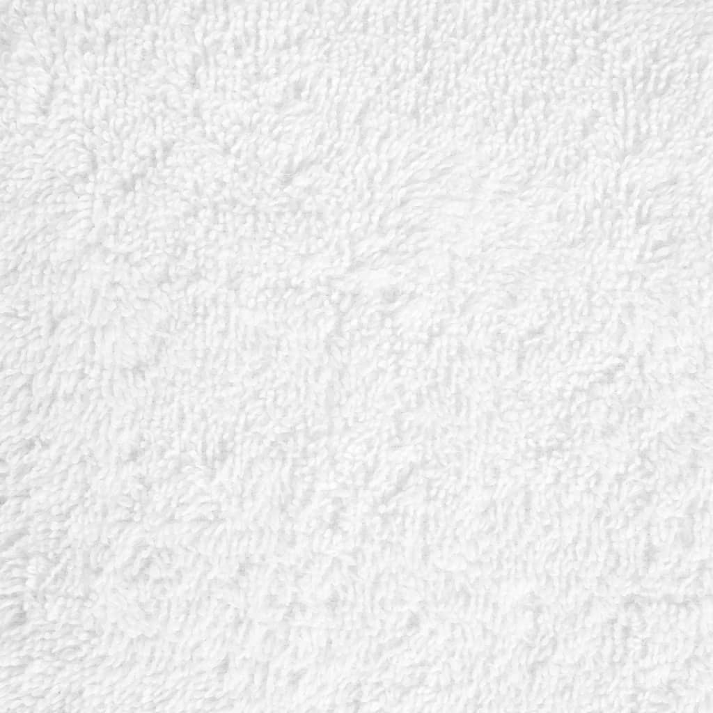 vidaXL Premium Bath Towels "SOLUND" 25 pcs White 100x150 cm 600 gsm 5