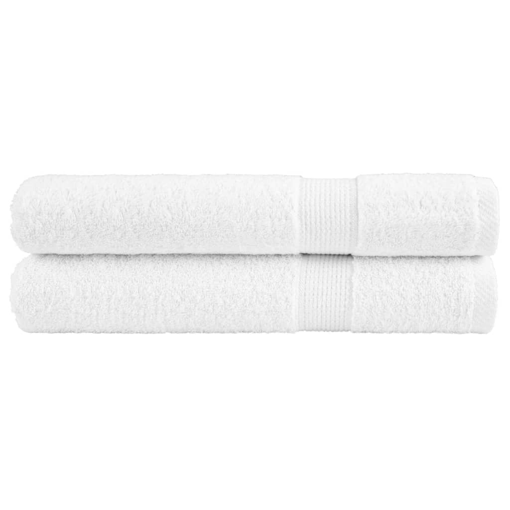 Premium Sauna Towels SOLUND 80x200 cm 600 gsm 2 pcs White